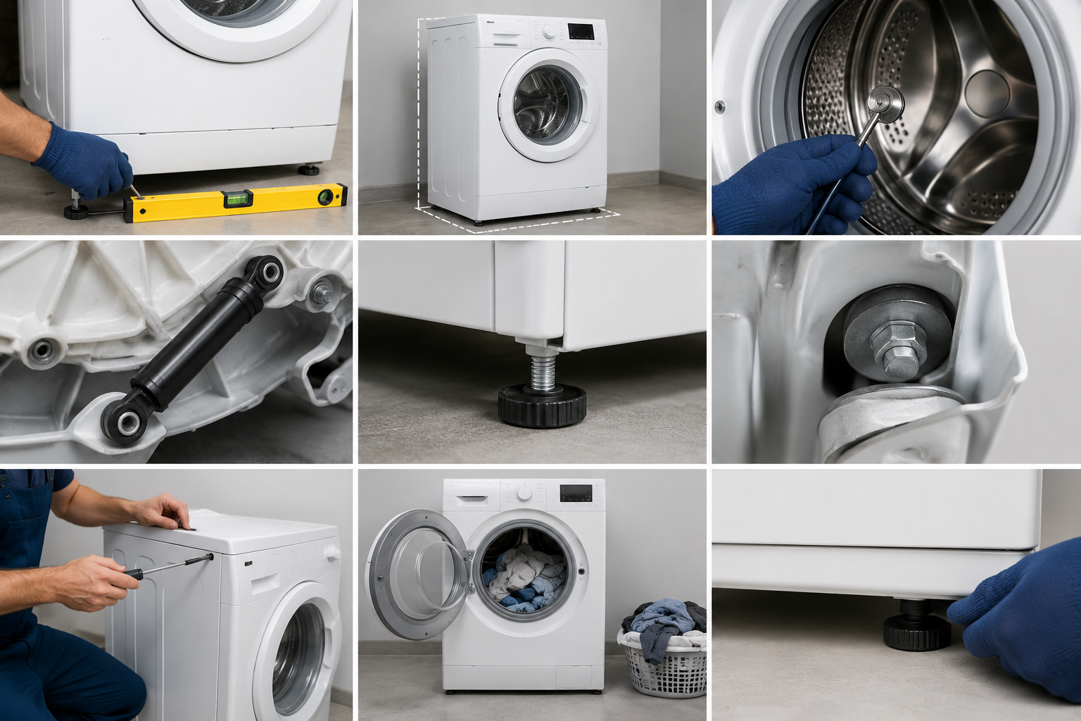 Washing machine noise and vibration service