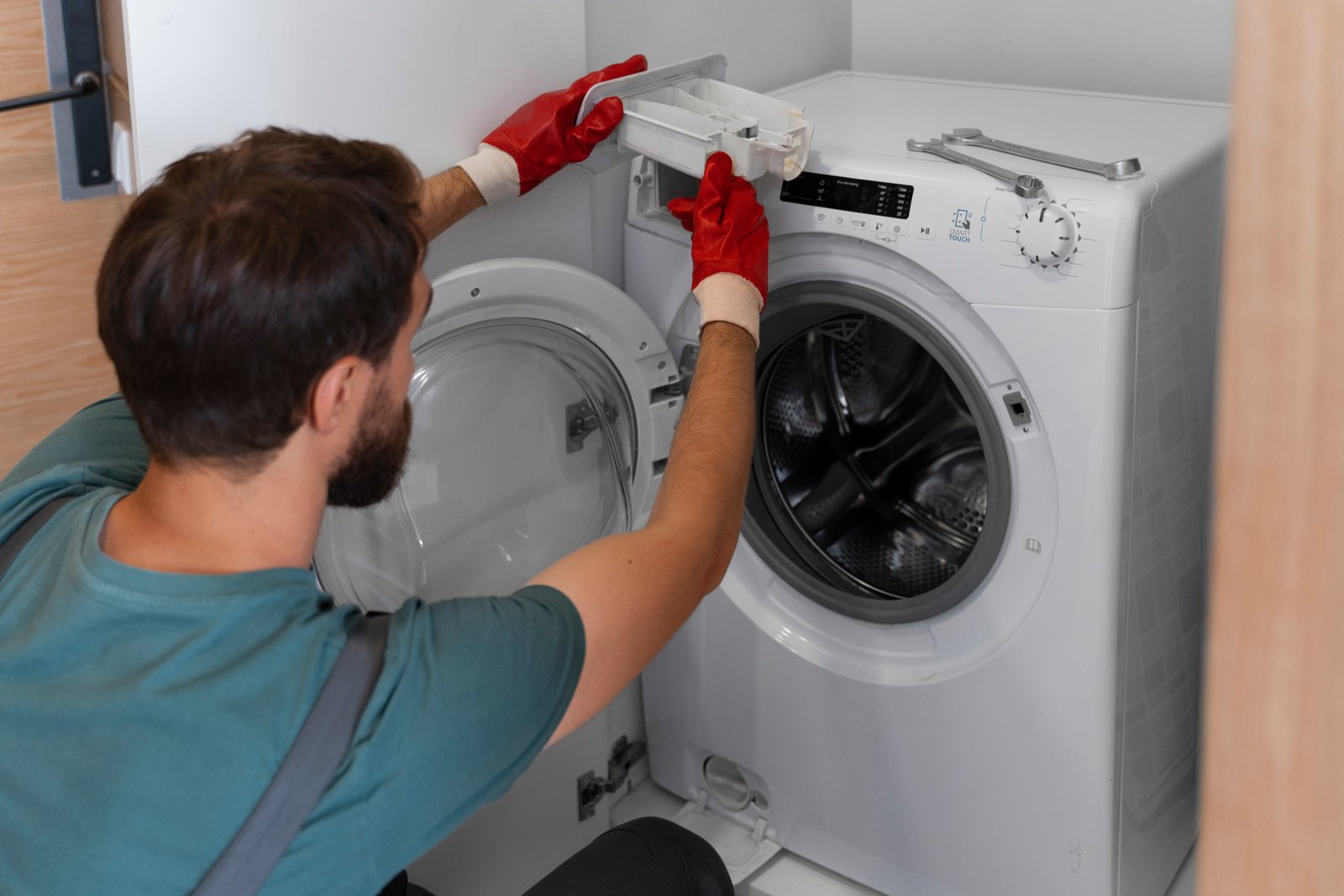 Front load washing machine repair service